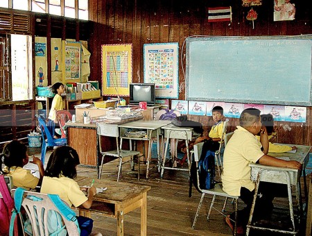 File photo: A school in in Maha Sarakam Province, northeastern Thailand – Countries that have broken through the middle income status have invested heavily in quality education. 
