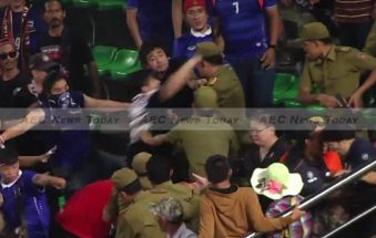 Thai football fans run amok in Laos during AFF U-19 Final (video)