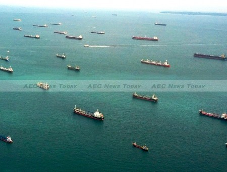 Rich pickings for pirates. The Strait of Malacca is one of the most important and bussiest shipping lanes in the world