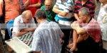 Ageing Singapore: Elderly Chinese men play draughts in Singapore's Chinatown – by 2026 Singapore will become a super-aged society