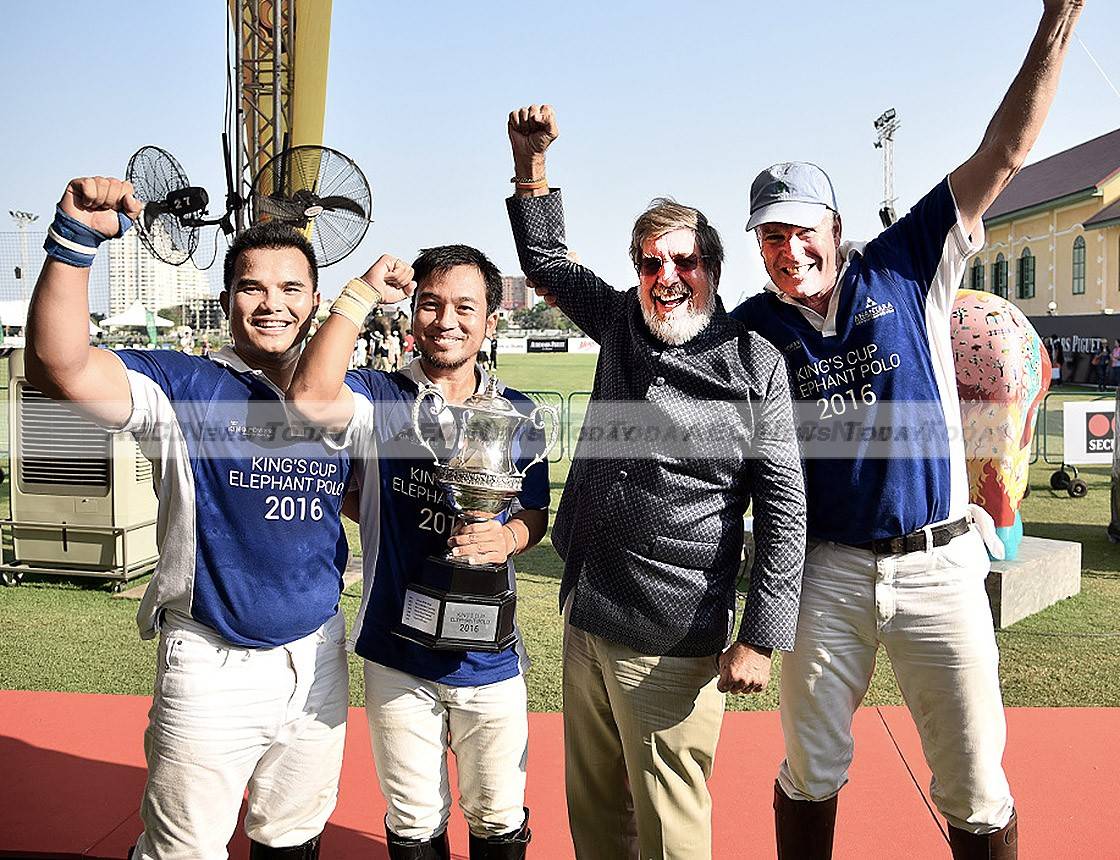 14th King’s Cup elephant polo tournament raises half a million dollars
