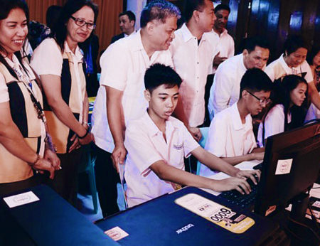 The Philippines Department of Education and UNDP have collaborated to provide IT equipment to stand-alone Senior High Schools nationwide to support the implementation of the K-12 Program 