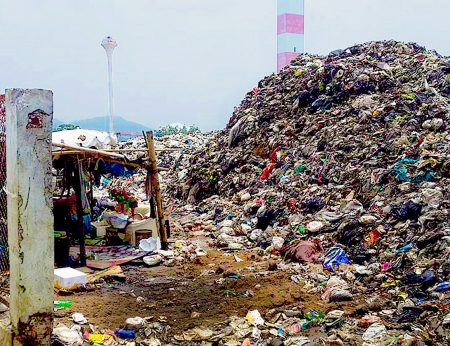 Koh Samui's mountain of garbage is put at 250,000 tons and growing at the rate of 150 tons a day 