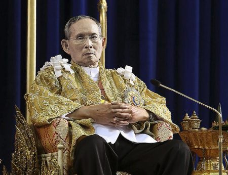 File photo: King Bhumibol Adulyadej on the occasion of his 86th birthday on December 5, 2013