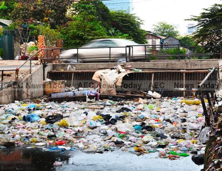 Asia and the Pacific produces nearly half of global plastic by volume