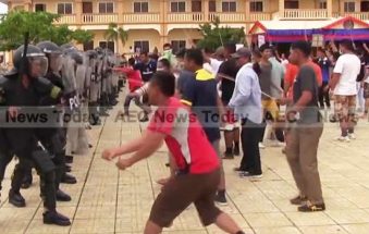 Riot 101: Vietnam passes on crowd control tips to Cambodia police