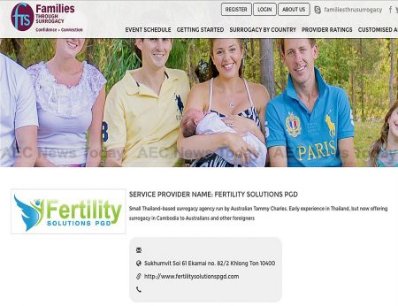 The Fertility Solutions PGD website run by Australian nurse Tammy Davis-Charles.