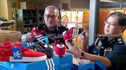 Thousands of fake Nikes, Adidas seized in Perak (video)