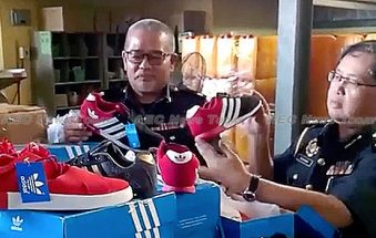 Thousands of fake Nikes, Adidas seized in Perak (video)