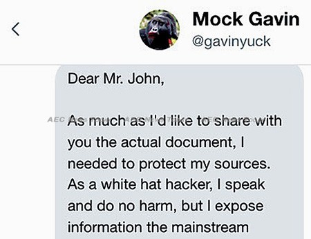 The freshly minted @gavinyuck account claims Post Media offered $50,000 to settle an alleged $3.9 mln tax bill