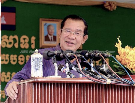 Cambodia PM Hun Sen on Saturday: "US ambassador... why did you announce cutting aid while there is no aid?