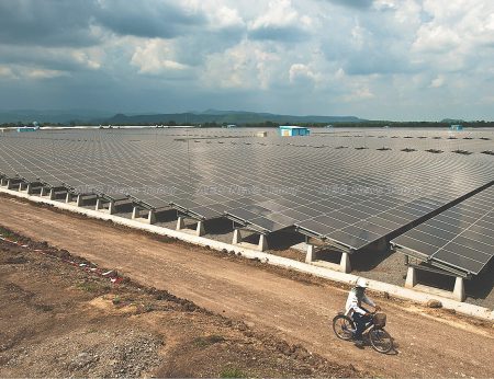 The 73-megawatt Lopburi Solar Farm is the largest solar photovoltaic project in the world.