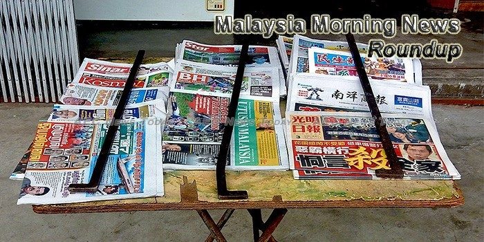 Malaysia Morning News For May 22