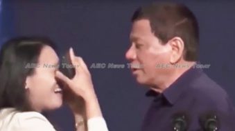 Rodrigo ‘the lounge-lizard’ Duterte’s abuse of power kiss infuriates (video)