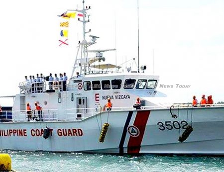The Philippine Coast Guard vessel BRP Nueva Vizcaya
