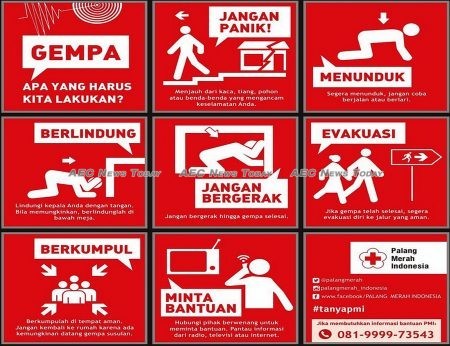 Indonesia earthquake reaction advice from Indonesia Red Cross