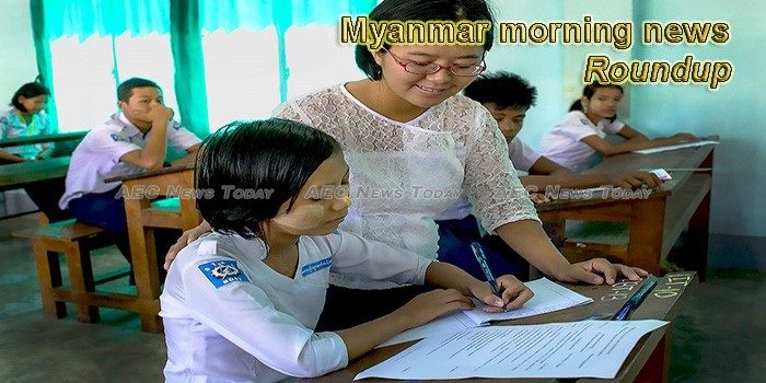 Myanmar morning news for October 2