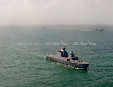 The Republic of Singapore Navy (RSN) RSS Stalwart in the South China Sea 