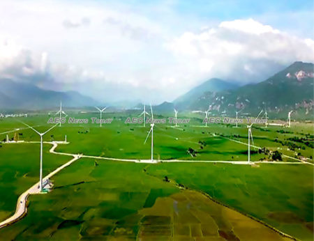 The Dam Nai site has one of the best wind resources of South Vietnam, having been selected after intensive meteorological mast trials, as it's situated in a corridor between mountains open to the Northeast monsoon wind.