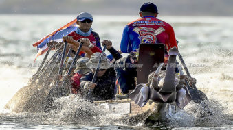 Boat races replace Thailand’s elephant polo tournament
