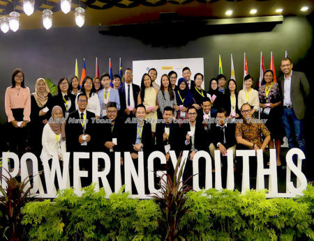 Some of the young entrepreneurs who will undergo training in Bangkok as part of the eMpowering Youths Across Asean programme 