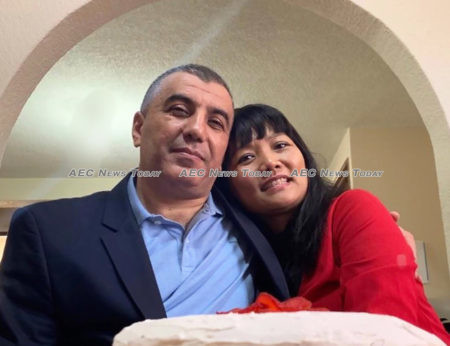 Grace Lalrinmawii Karaca and her husband Osman in happier times