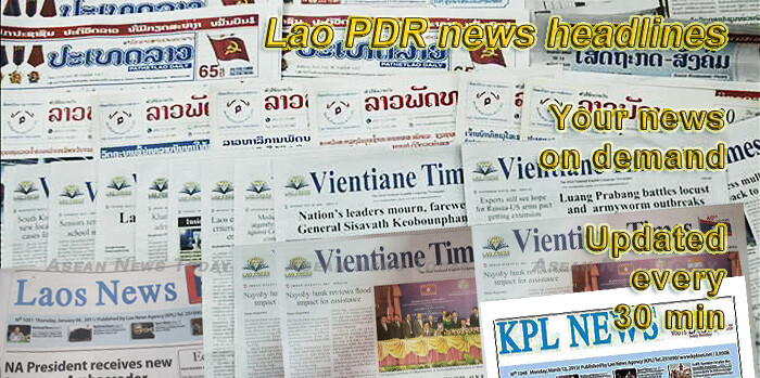 Lao PDR news headlines