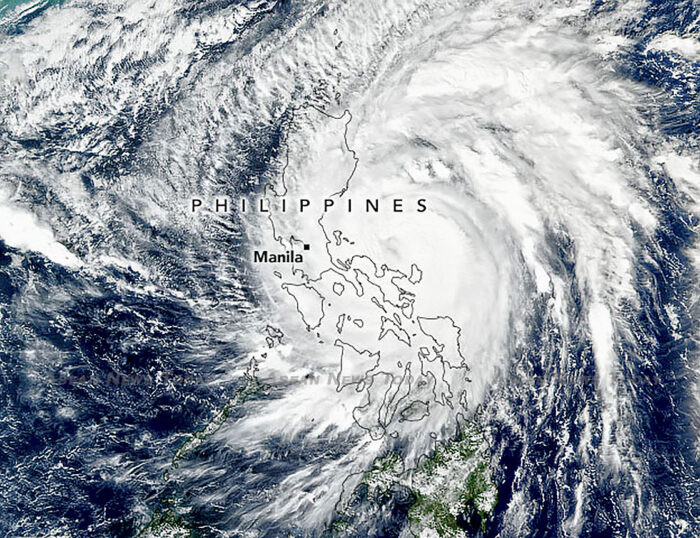 On November 11, 2020, Typhoon Vamco thrashed the Philippines with sustained winds of 150kph (90mph). Known as Ulysses in the Philippines, the typhoon cut power to millions, caused more than 100,000 evacuations, and killed at least six people.